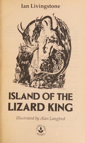 Cover of Island of the Lizard King