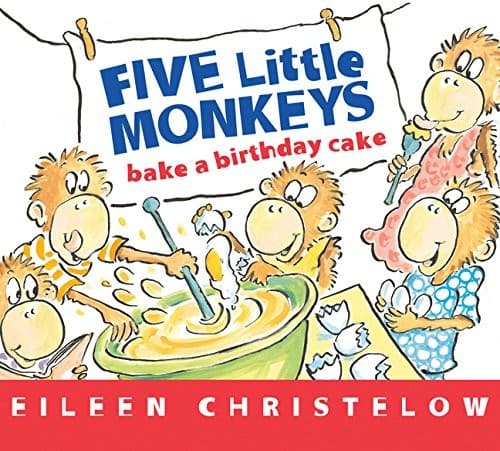Cover of Five Little Monkeys Bake a Birthday Cake