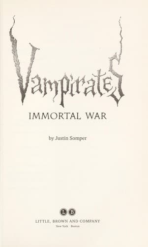 Cover of Vampirates: Immortal War