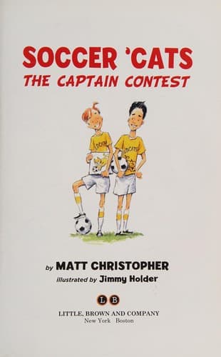 Cover of Soccer 'Cats: The Captain Contest