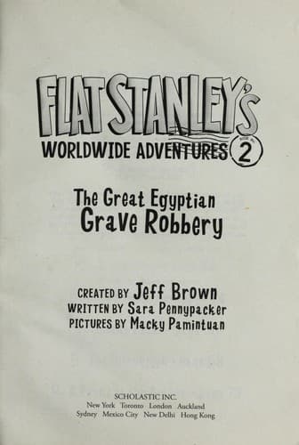 Cover of Flat Stanley: The Great Egyptian Train Robbery