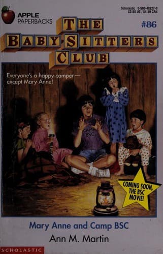 Cover of Mary Anne and Camp BSC