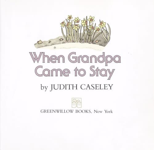 Cover of When Grandpa Came to Stay