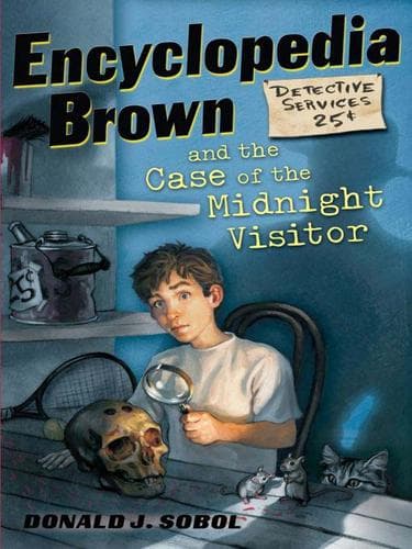 Cover of Encyclopedia Brown and the Case of the Midnight Visitor