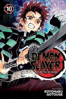 Cover of Demon Slayer: Kimetsu no Yaiba, Vol. 10