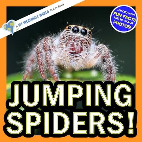 Cover of Jumping Spiders!: A My Incredible World Picture Book for Children