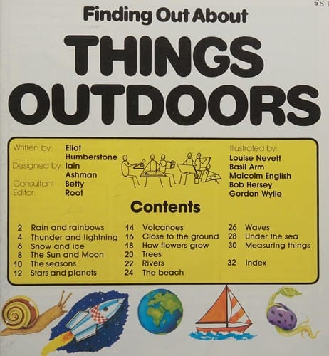 Cover of Things Outdoors