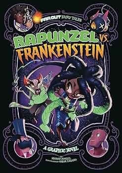 Cover of Rapunzel Vs. Frankenstein: A Graphic Novel
