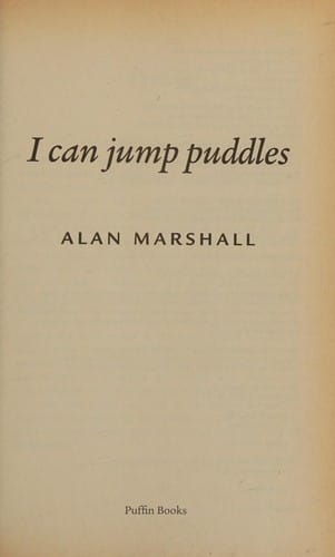 Cover of I Can Jump Puddles