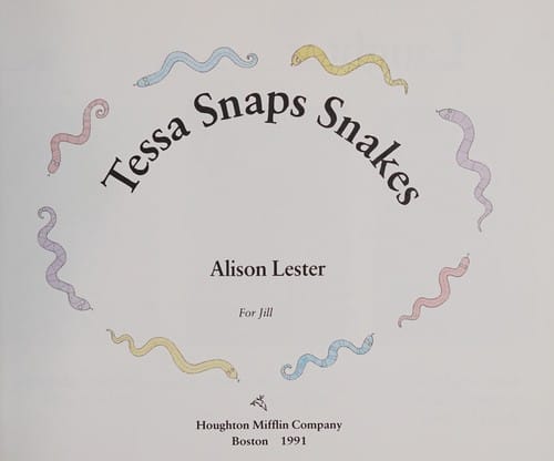 Cover of Tessa Snaps Snakes