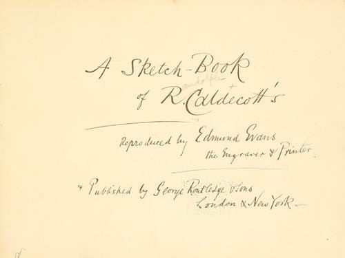Cover of A Sketch-Book of R. Caldecott's
