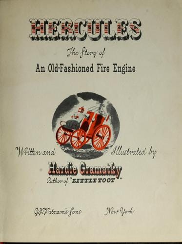 Cover of Hercules: The Story of An Old-Fashioned Fire Engine