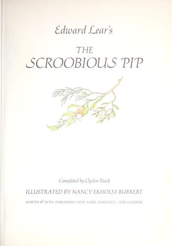 Cover of The Scroobious Pip