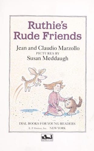 Cover of Ruthie's Rude Friends