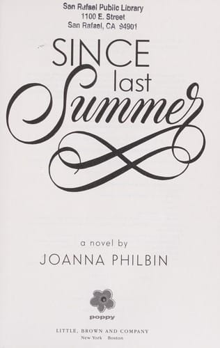 Cover of Since Last Summer