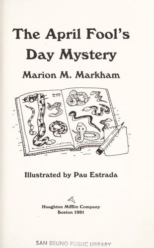 Cover of The April Fool's Day Mystery