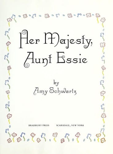 Cover of Her Majesty, Aunt Essie