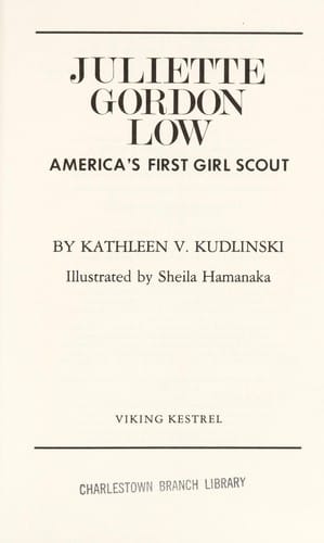 Cover of Juliette Gordon Low America's First Girl Scout