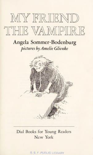 Cover of My Friend, the Vampire