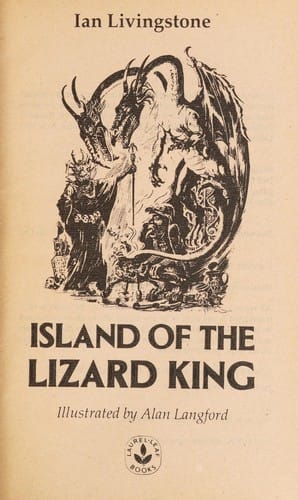 Cover of Island of the Lizard King