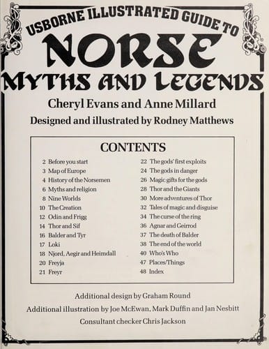 Cover of Usborne Illustrated Guide to Norse Myths and Legends