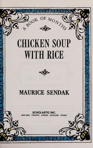 Cover of Chicken Soup with Rice: A Book of Months