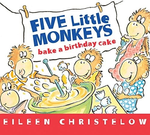 Cover of Five Little Monkeys Bake a Birthday Cake