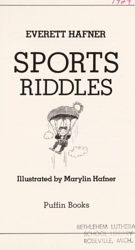 Cover of Sports Riddles
