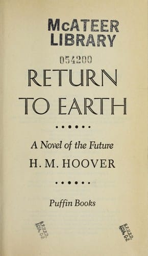 Cover of The Return to Earth
