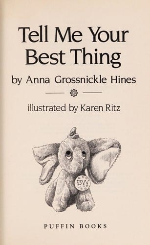 Cover of Tell Me Your Best Thing