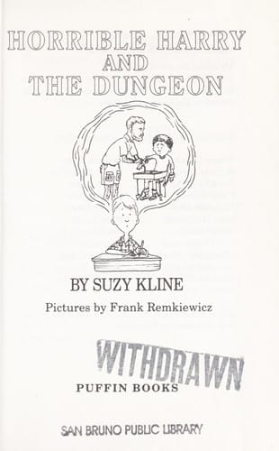 Cover of Horrible Harry and the Dungeon