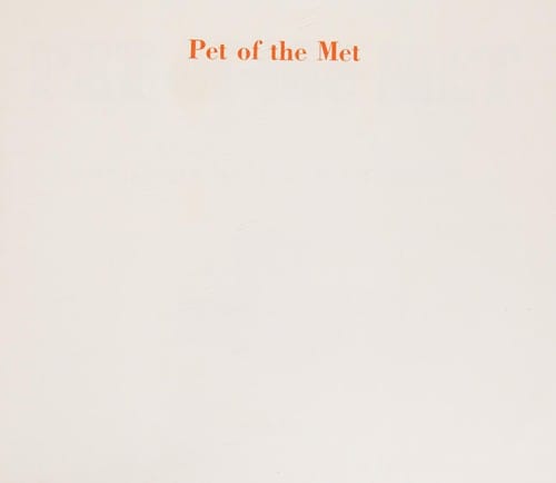Cover of Pet of the Met