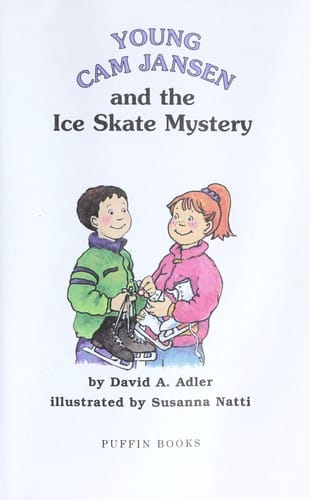 Cover of Young Cam Jansen and the Ice Skate Mystery