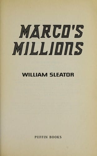 Cover of Marco's Millions