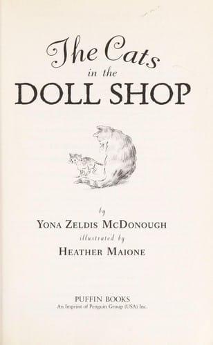Cover of The Cats in the Doll Shop