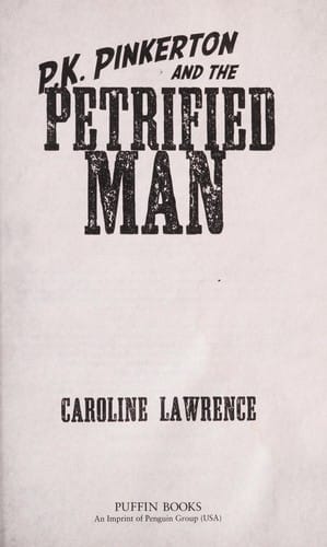 Cover of P.K. Pinkerton and the Petrified Man