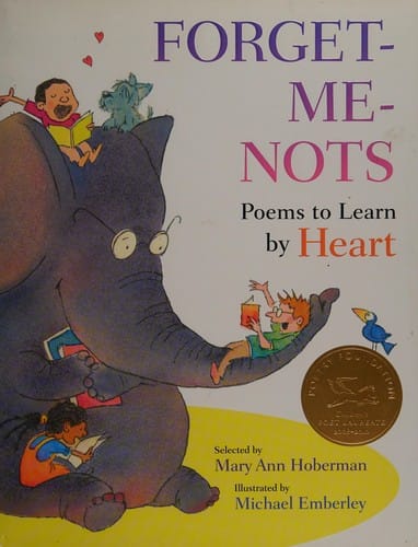 Cover of Forget-Me-Nots Poems to Learn by Heart