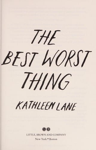 Cover of The Best Worst Thing