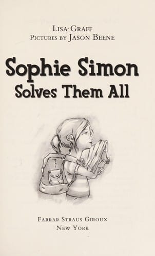 Cover of Sophie Simon Solves Them All
