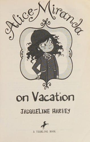 Cover of Alice-Miranda on Vacation