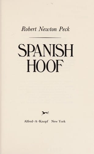 Cover of Spanish Hoof