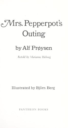 Cover of Mrs. Pepperpot's Outing