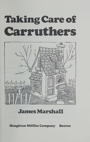Cover of Taking Care of Carruthers