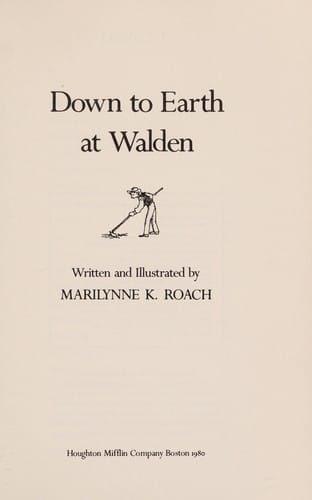 Cover of Down to Earth at Walden