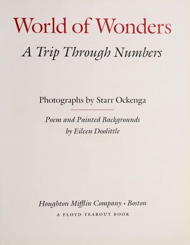 Cover of World of Wonders A Trip Through Numbers