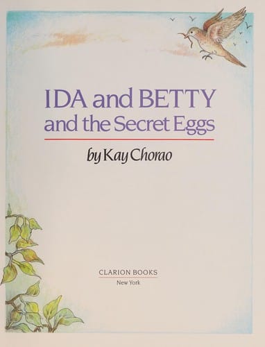 Cover of Ida and Betty and the Secret Eggs