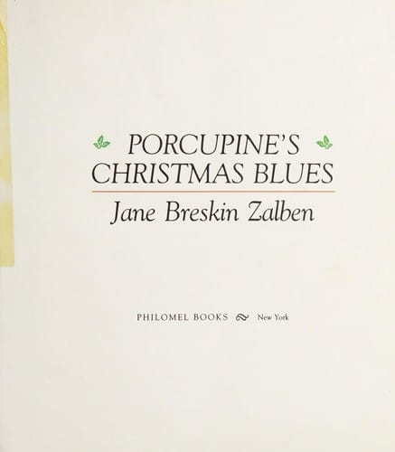 Cover of Porcupine's Christmas Blues