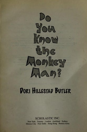 Cover of Do You Know the Monkey Man?