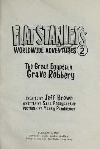 Cover of Flat Stanley: The Great Egyptian Train Robbery