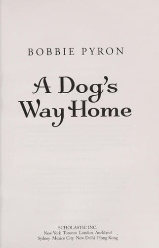 Cover of A Dog's Way Home